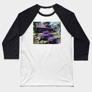 Purple House Baseball T-Shirt